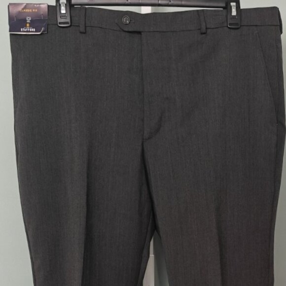 Stafford | Pants | Stafford Mens 4w X 30l Classic Fit Flat Front Dress ...